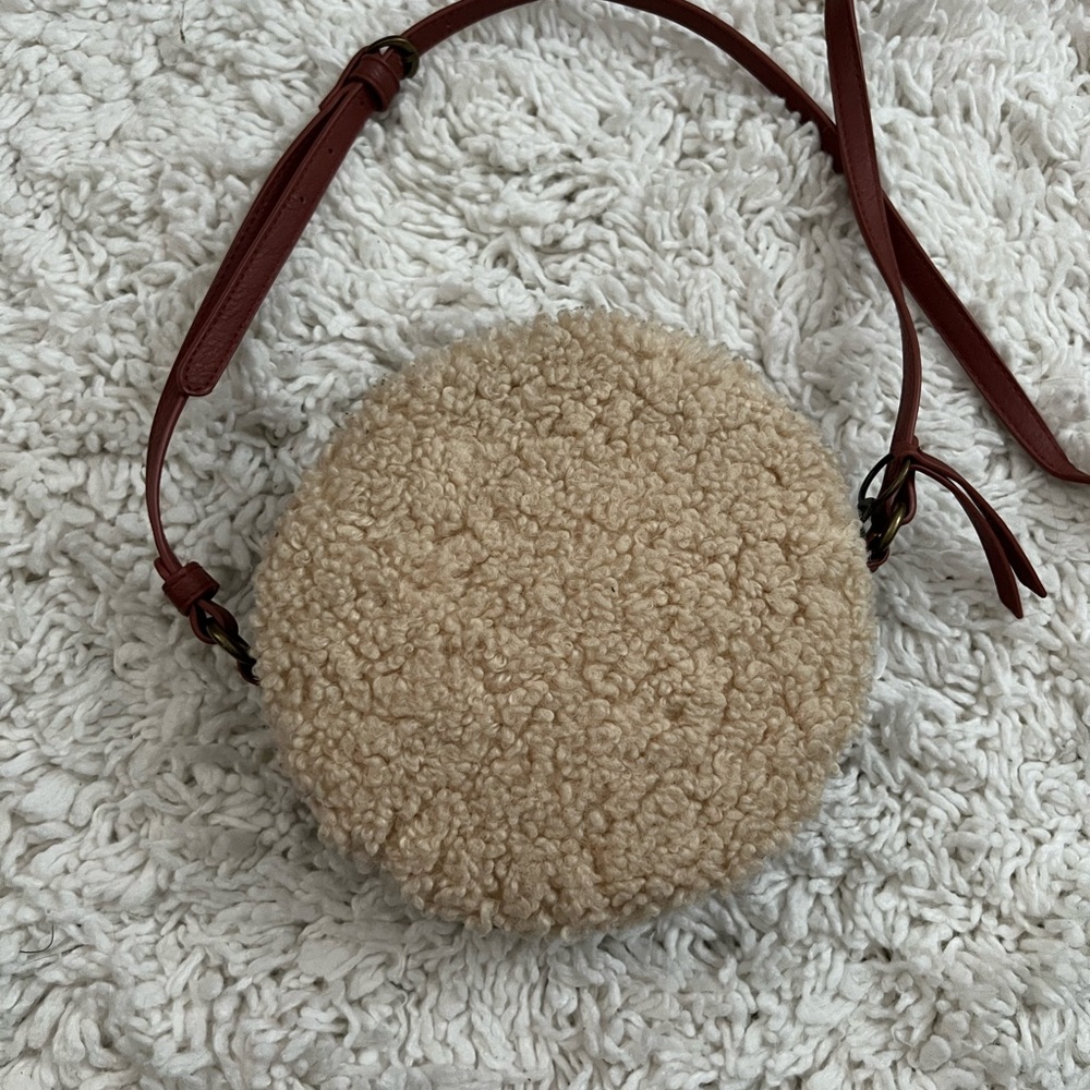 Universal Thread Cream Shearling Crossbody Bag
